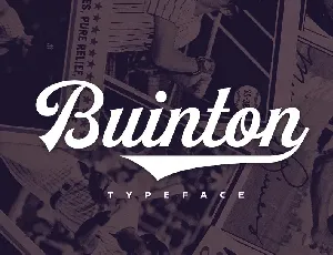 Buinton font