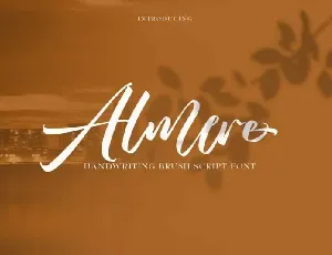 Almere Script font