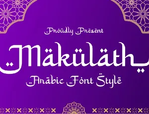 Makulath font