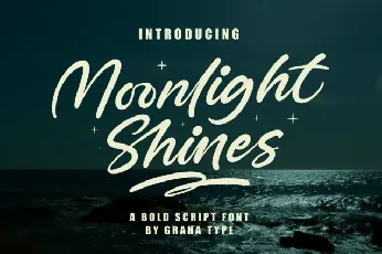 Moonlight Shines font