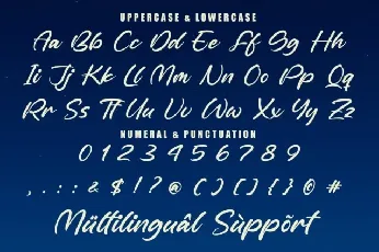 Moonlight Shines font