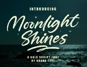 Moonlight Shines font