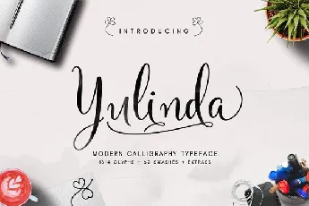 Yulinda Script Free font