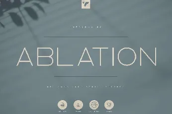 Ablation font