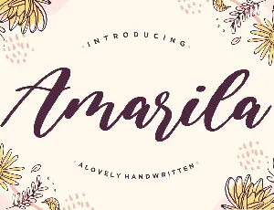 Amarila font