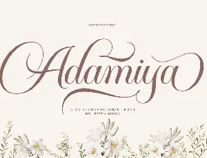 Adamiya font