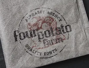 four potatoes farm font