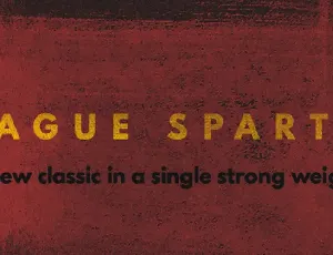 League Spartan font