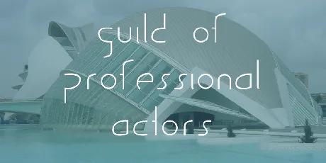 Guild of Professional Actors font