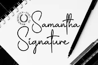 Samantha Signature font