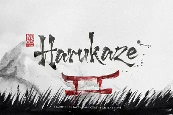 Harukaze font