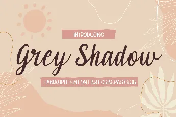 Grey Shadow font