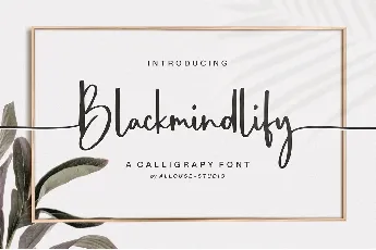 Blackmindlify font