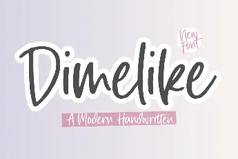 Dimelike font