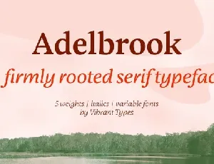 Adelbrook Family font