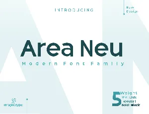 Area Neu font