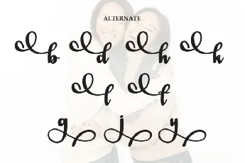 Huggle Script font