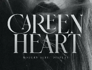 Careen Heart font