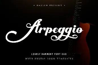 Arpeggio Duo font