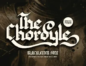 The Chordyle font