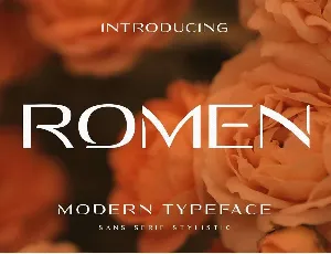 Romen font