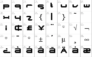 Planet Opti font