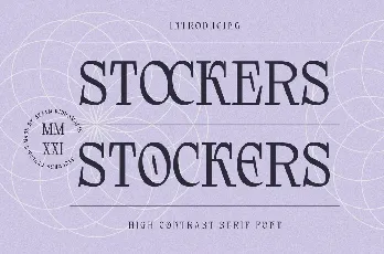 Stockers font