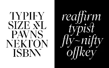 Silvana Family font