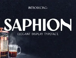 Saphion font