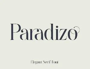 Paradizo Serif font