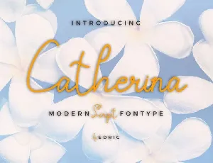 Catherina Script font