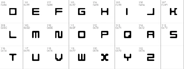 QUBO Regular font