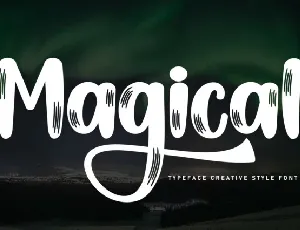 Magical Brush font