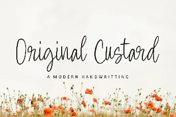 Original Custard font