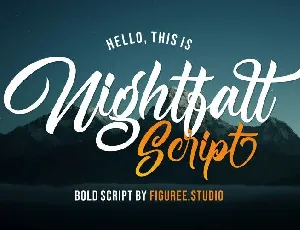 Nightfall Script font