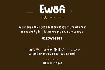 Ewofi font