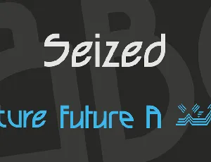 Seized font