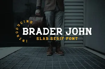 Braderjohn Slab Serif font