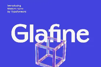 Glafine font