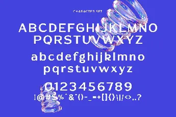 Glafine font