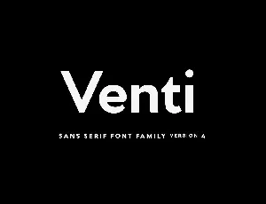 Venti font