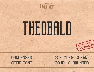 Theobald Clean font