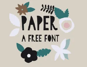 Paper Free font