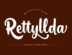 Rettyllda font