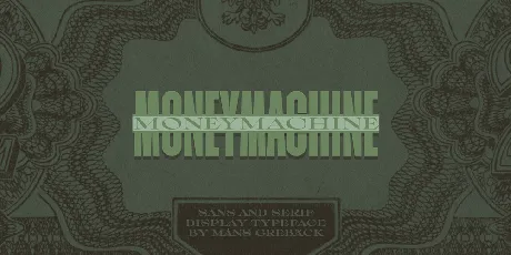 Moneymachine PERSONAL font