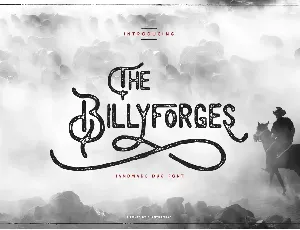 Billyforges Demo font