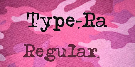 Type-Ra font