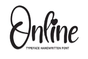 Online Script Typeface font