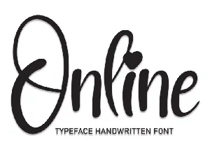 Online Script Typeface font