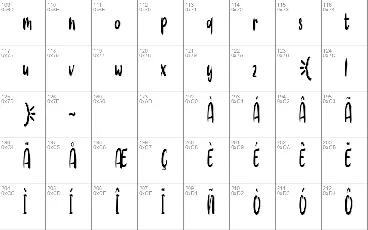 Hand For Drawing font